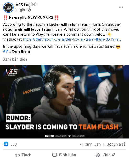 Slayer team flash