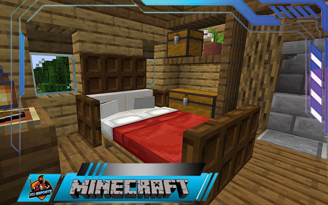Cách chế tạo giường trong minecraft