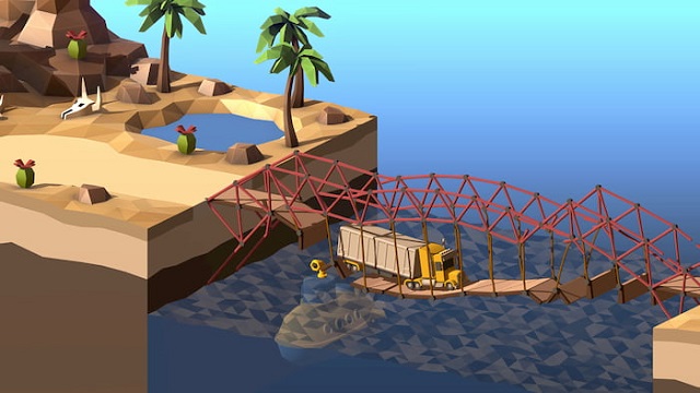 Tính năng nổi bật ở trong tựa game Poly Bridge