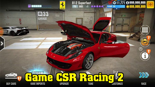 game đua xe CSR Racing 2