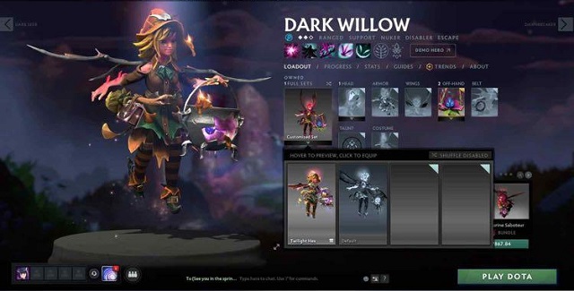 Chi tiết bộ kỹ năng của Dark Willow