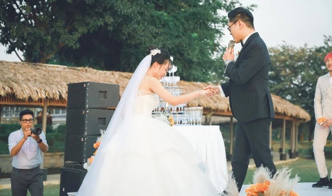 đám cưới của BLV Hoàng Sơn
