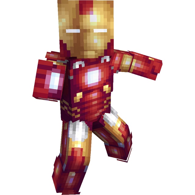 Skin Iron Man trong Minecraft