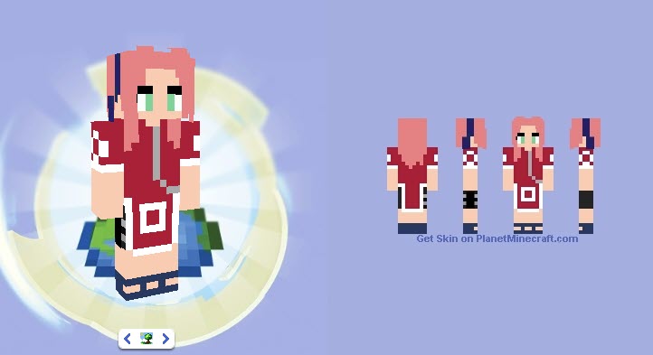 Skin Sakura Haruno thú vị trong Minecraft