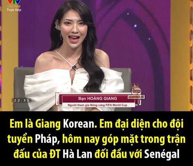 Hot girl bình luận World Cup 2022