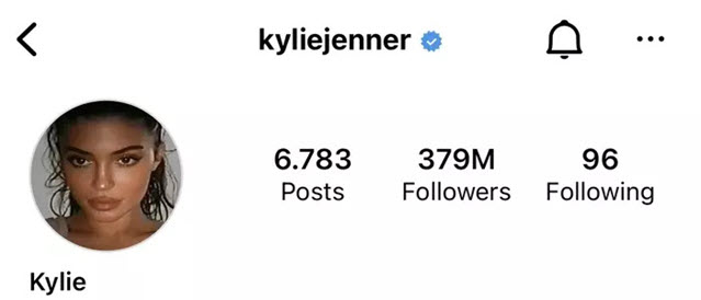 instagram của Kyliejenner giảm 300 nghìn follow