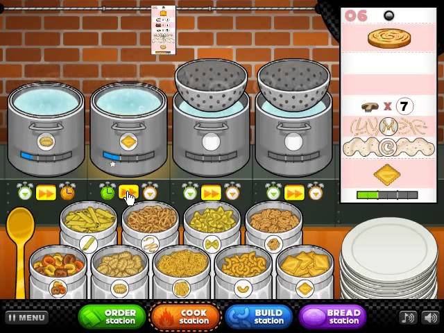 Game trực tuyến phổ biến Papa's Cooking Games Series