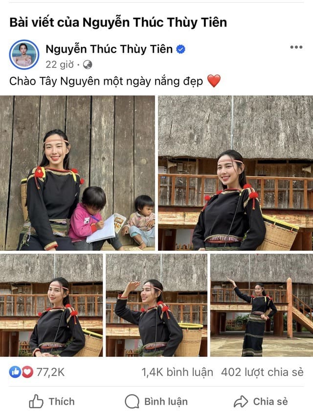 FB Nguyễn Thúc Thùy Tiên vẫn đăng tải các hoạt động bình thường